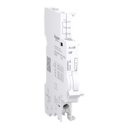 Contatto ausiliario modulare Acti9 OF 1 C/O 6A 24-415V CA/DC per impianti industriali e commerciali