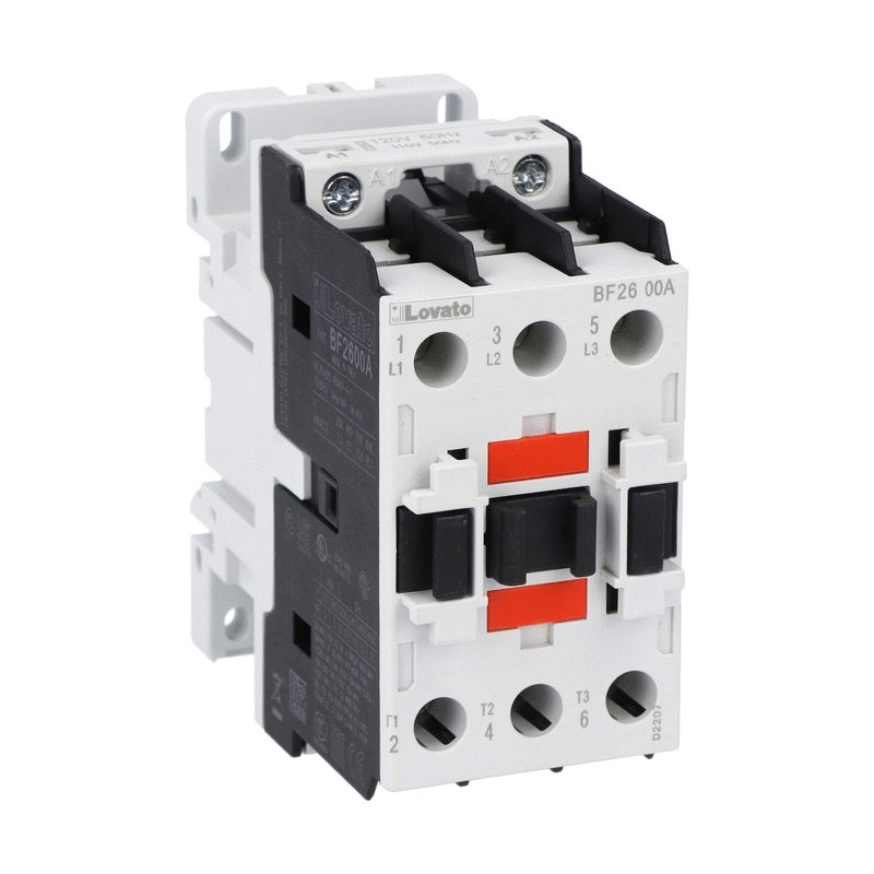 Contattore tripolare 3 poli 26A AC3 bobina 48VAC 50/60Hz uso industriale
