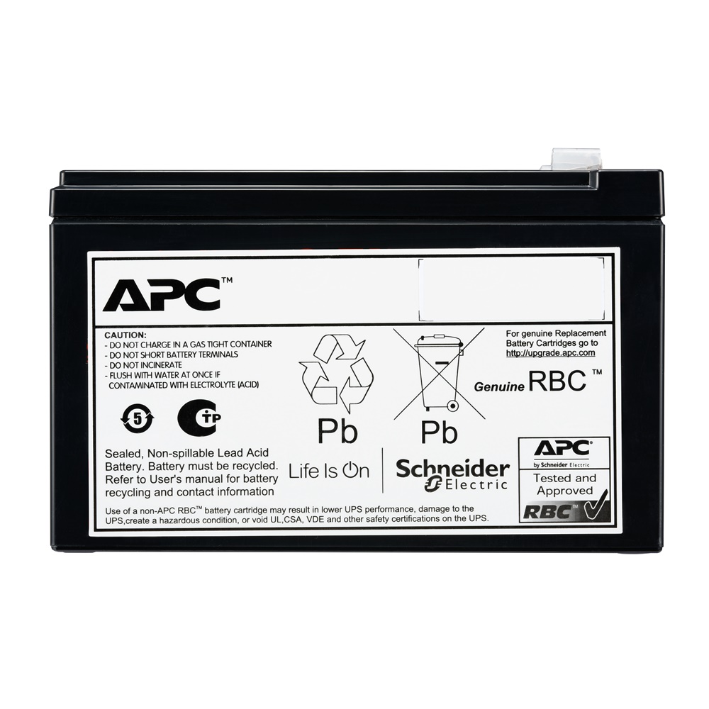 Cartuccia batteria ricambio APC 9 Ah 72 V VRLA per UPS Easy SRV/SRVS 2000 VA