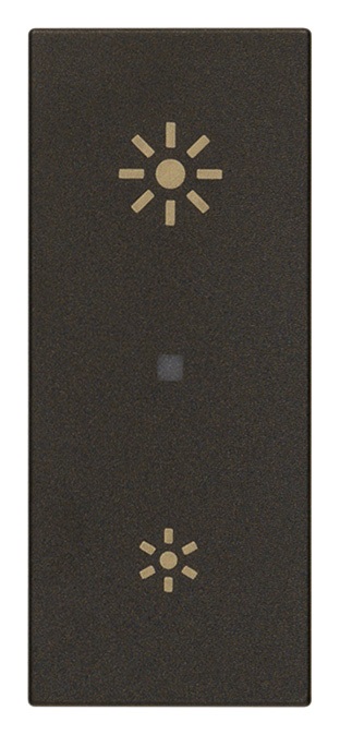 TASTO 1M ASSIALE SIMBOLO DIMMER NER