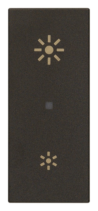 TASTO 1M ASSIALE SIMBOLO DIMMER NER