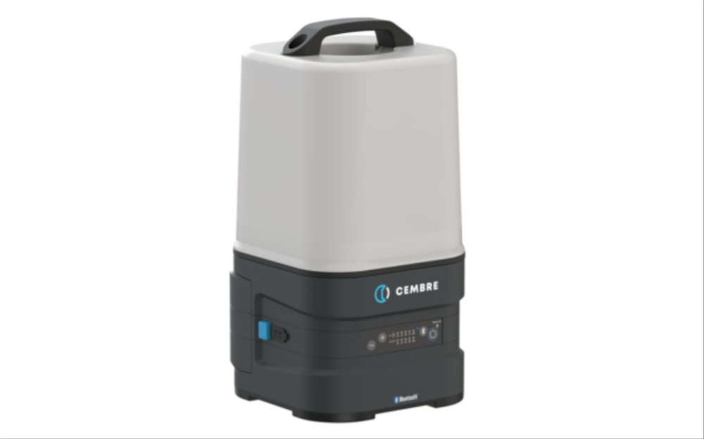 Lampada LED portatile 360° 10000 lumen dimmerabile con power bank e Bluetooth per cantieri e riparazioni