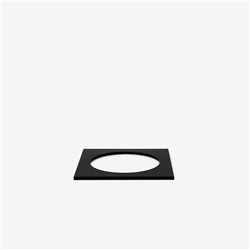 CORNICE QUADRATA NERA PC PER DLB28-