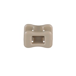 CSMS-D71 Distanziatore per cavi, marrone chiaro, PEEK, fascetta, 0,57x00,96 cm , PK500