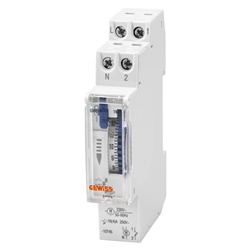 Interruttore orario analogico giornaliero senza riserva 1 modulo Serie 90 AM accessori modulari impianti elettrici