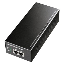 Iniettore PoE 60W Gigabit alimentazione e dati su cavo unico per telecamere IP e VoIP