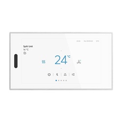 Termostato touch screen KNX ABB ROOMTOUCH 5 controllo riscaldamento climatizzazione display colori domotica