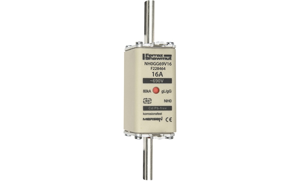 FUS. NH BT TAGLIA 0 - 690VAC GG 16A