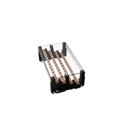 Ripartitore elettrico kit 160A 10 uscite M6 320mm per distribuzione energia industriale