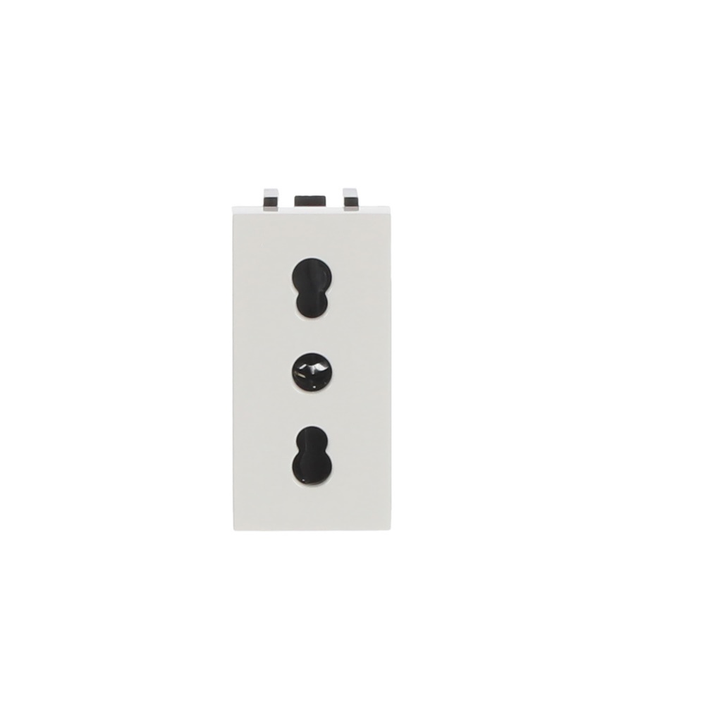 Presa corrente bipasso italiana 16/10A 250V con sicurezza bambini uso domestico e professionale