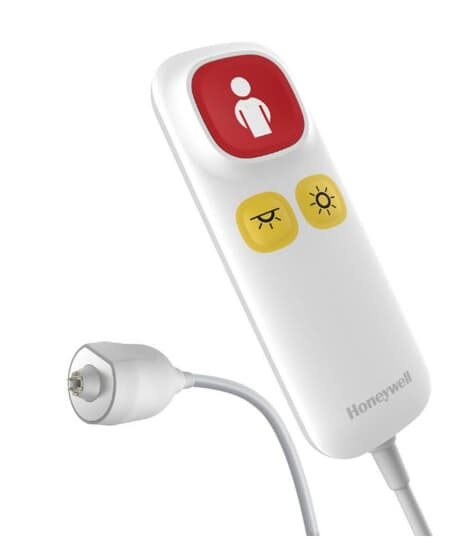 Handset ergonomico IP67 2 pulsanti luci magnetico cavo 3m per strutture sanitarie