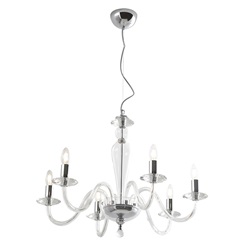 SOSP. 6 LUCI IN VETRO TRASPARTENTE