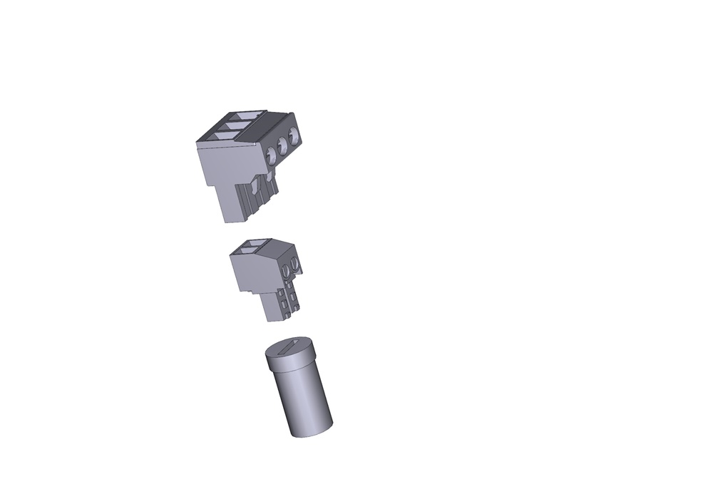 Kit morsettiere neutre con cappucci fuse per quadro comando elettrico