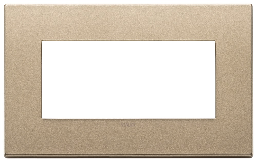 PLACCA 4M ORO SATINATO