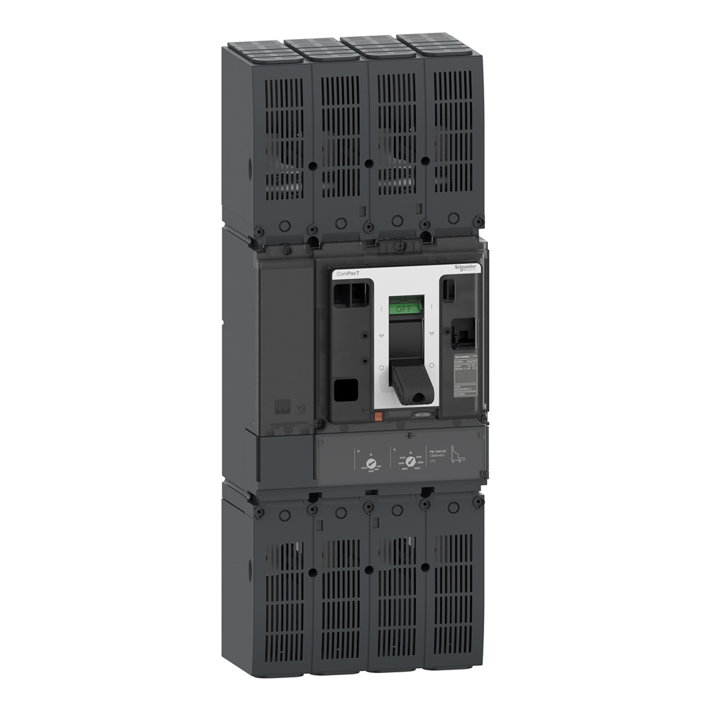 Interruttore ComPacT NSX800N DC 2 poli 800A 50kA 600VCC sganciatore TM-DC protezione sovraccarico magnetotermico