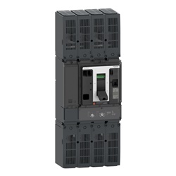 Interruttore ComPacT NSX800N DC 2 poli 800A 50kA 600VCC sganciatore TM-DC protezione sovraccarico magnetotermico
