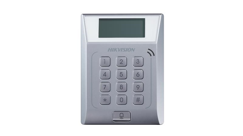 Terminale MIFARE DS-K1T802M controllo accessi rete fino 1000 porte display STN montaggio a parete