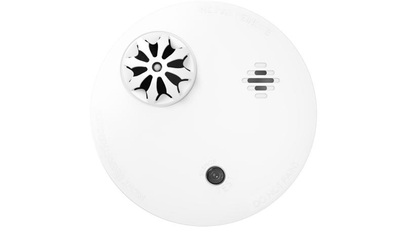 Rilevatore wireless temperatura elevata con sirena per sicurezza ambienti residenziali e commerciali