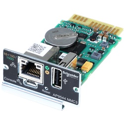 Scheda gestione rete AP9544 controllo remoto UPS Easy On-Line connettività gigabit per continuità operativa professionale