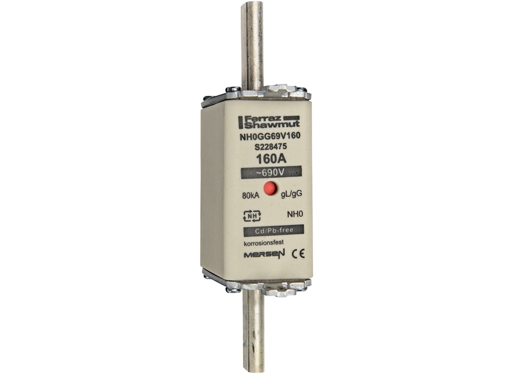 FUS. NH BT TAGLIA 0 - 690VAC GG 160