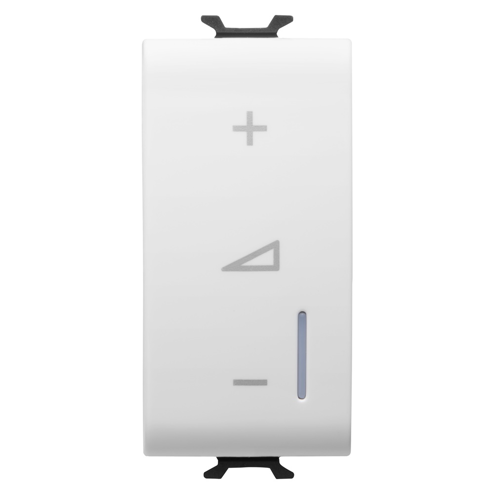 Regolatore elettrico universale 1 modulo bianco serie Chorus per installazioni civili