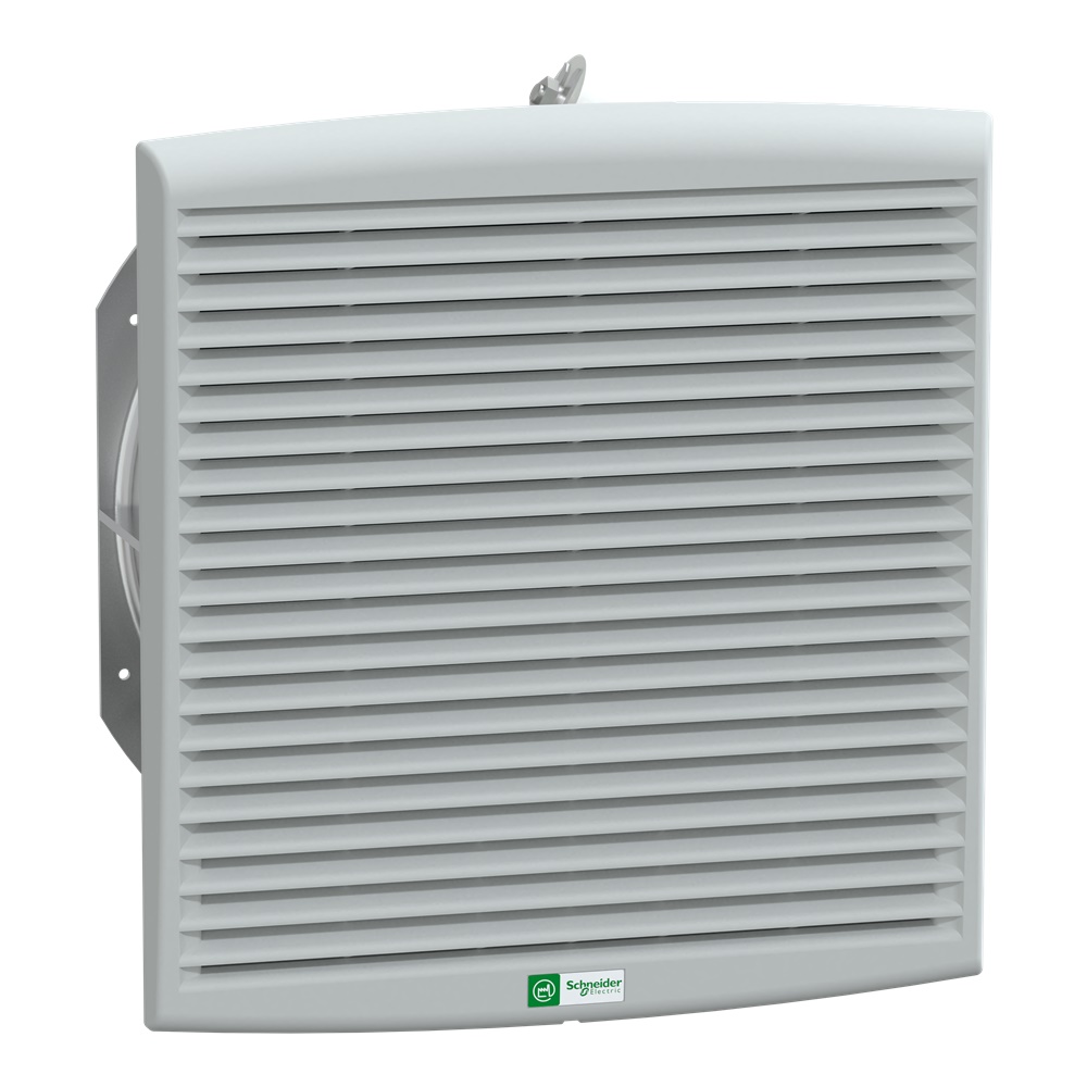 Ventilatore industriale 983 m3/h 115V IP54 con filtro anti-insetti grigio RAL7035