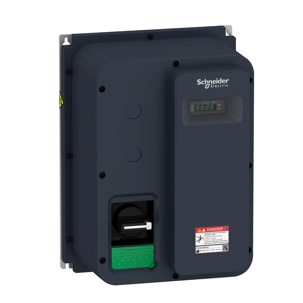 Variatore di velocità ATV320 IP65 0,75KW 240V MONO CON SEZ