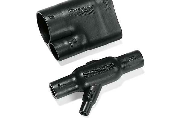 Preformato termorestringente a Y 45° per cablaggi elettrici ed elettronici