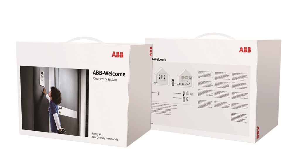 Kit videocitofonico monofamiliare alluminio OS 1 tasto monitor 4.3 per sicurezza domestica