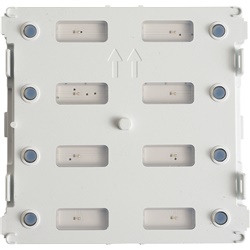Modulo chiamate 8 pulsanti LED blu tecnopolimero per sistema citofonico 200 IP54