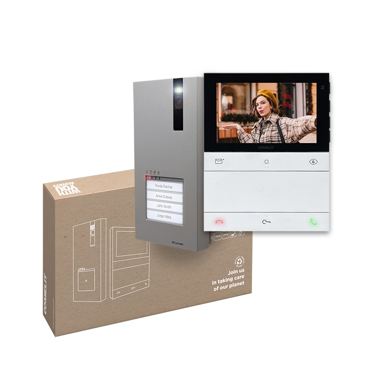 Serie People vivavoce - Kit video Quadra-People vivavoce 5, sistema SB2, segreteria video PL6731, fornito programmato