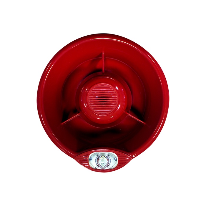 Sirena con lampeggiante wireless, 100dB, 32 toni, flash 0,5Hz, EN54-3/23, con modulo 45MOD000