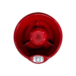 Sirena con lampeggiante wireless, 100dB, 32 toni, flash 0,5Hz, EN54-3/23, con modulo 45MOD000