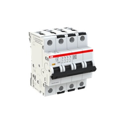 Interruttore automatico modulare bipolare S304P C50 50A protezione sovraccarichi cortocircuiti impianti civili industriali