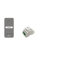 Kit citofonico base 230V espandibile fino a 4 derivati per impianti elettrici professionali