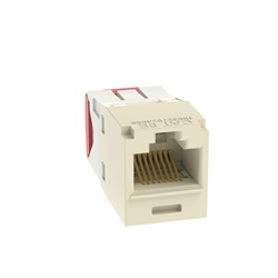 Modulo jack TG UTP RJ45 Cat 5e di Mini-Com®, avorio elettrico
