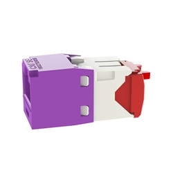 Modulo jack TG UTP RJ45 Cat 5e di Mini-Com®, viola