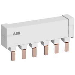 Barra collettrice trifase 125A per 2 interruttori manuali MS165 impianti elettrici