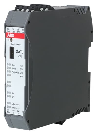 Gateway Ethernet PROFINET compatto montaggio su guida DIN per automazione industriale