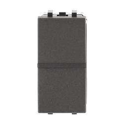 Switch deviatore 2 vie antracite LED 16AX 110-250V per impianti elettrici residenziali