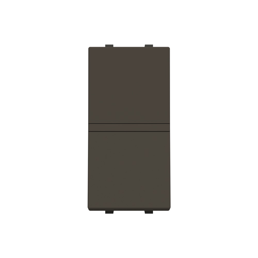 Switch intermedio antracite LED 16AX 110-250V montaggio modulare residenziale industriale