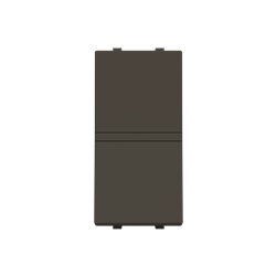 Switch intermedio antracite LED 16AX 110-250V montaggio modulare residenziale industriale