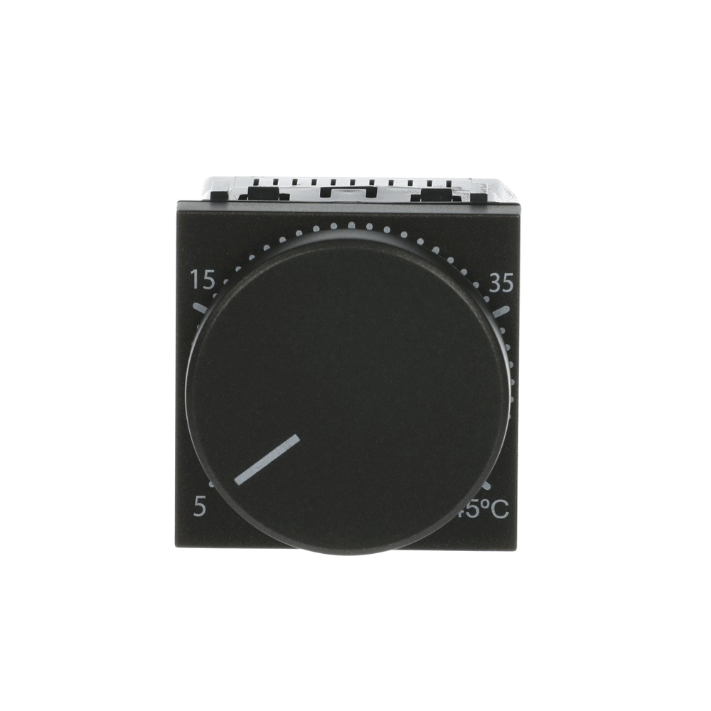 Termostato pavimento 230V 2300W NTC 4m cavo Anthracite 2 moduli controllo temperatura ambiente e pavimento