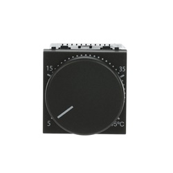 Termostato pavimento 230V 2300W NTC 4m cavo Anthracite 2 moduli controllo temperatura ambiente e pavimento
