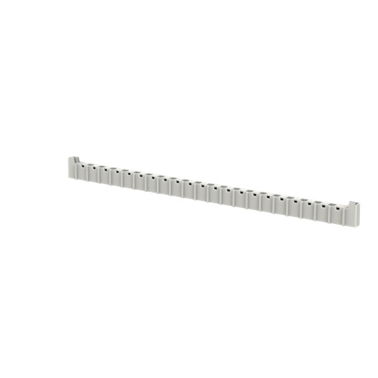 Supporto morsetti 18 moduli materiale resistente montaggio rapido quadri elettrici industriali e civili