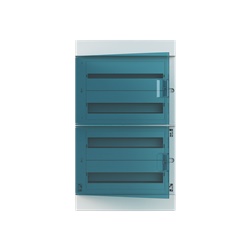 Consumer unit MISTRAL41F incasso 72 moduli 4 file IP41 porta trasparente plastica per cartongesso