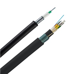 144 Cavo in fibra, OS2, a trefoli blindati per interni/esterni, LSZH , Cca, 250µm