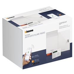 Kit allarme 16 gruppi connesso centrale tastiera sirena esterno antifurto professionale
