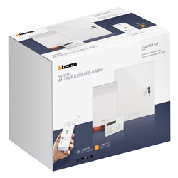 Kit allarme antifurto 48 zone con centrale, tastiera multifunzione e sirena esterno filare