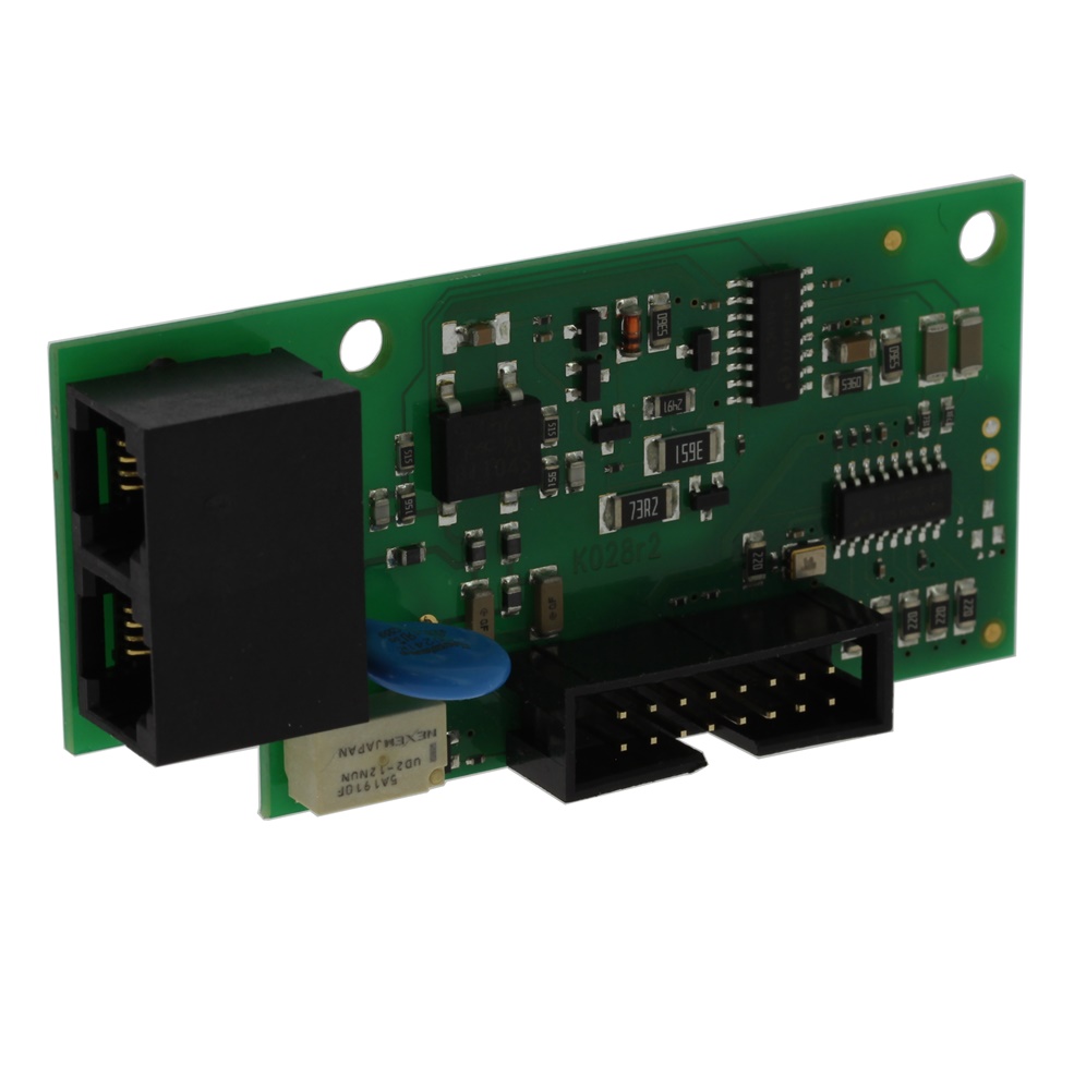 Modulo PSTN comunicatore allarmi antifurto con protezione sovracorrente e collegamento RJ-11